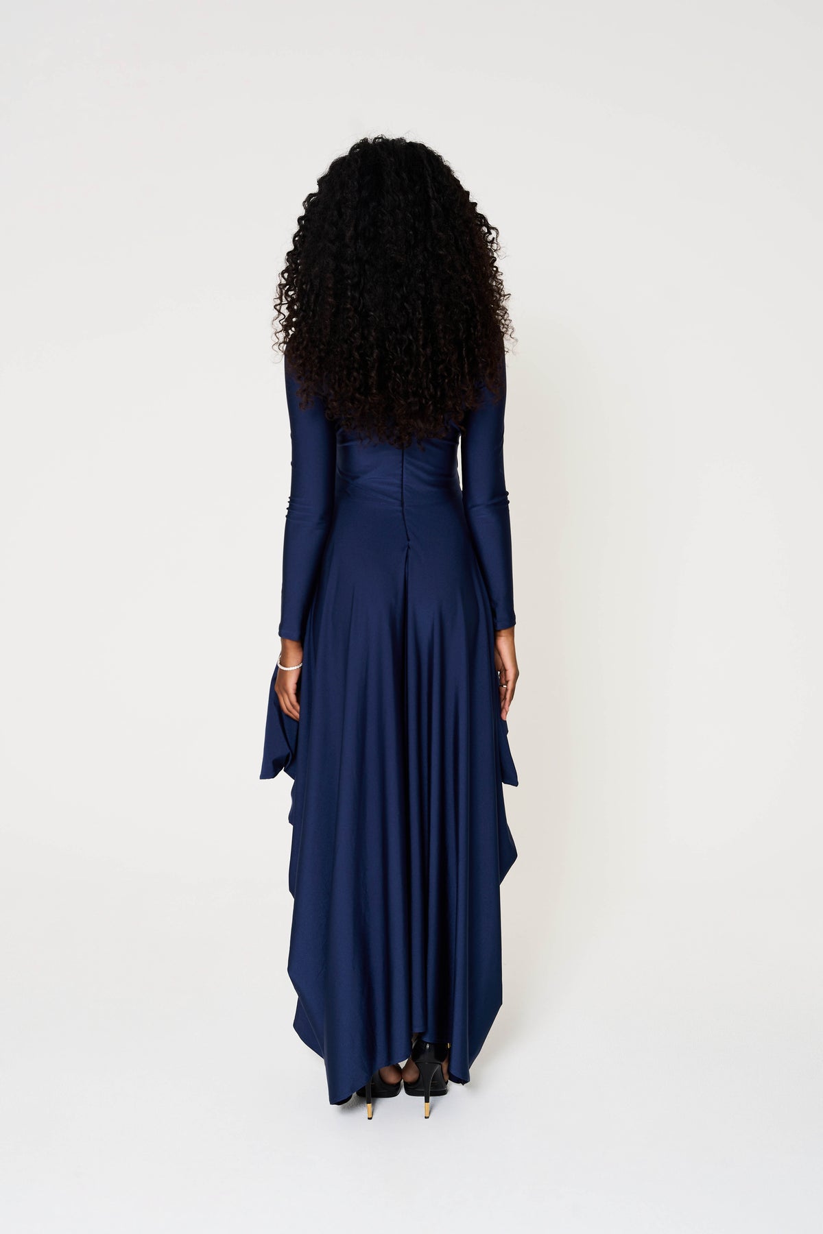 Nadia Dress, Stretch Jersey Long, Sleves