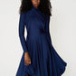 Nadia Dress, Stretch Jersey Long, Sleves