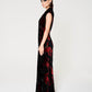 Grace Dress Devore Velvet Long