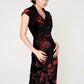 Grace Dress Devore Velvet Long