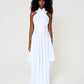 Nadia Dress, Stretch Jersey Long, Front Wrap