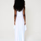 Nadia Dress, Stretch Jersey Long, Front Wrap