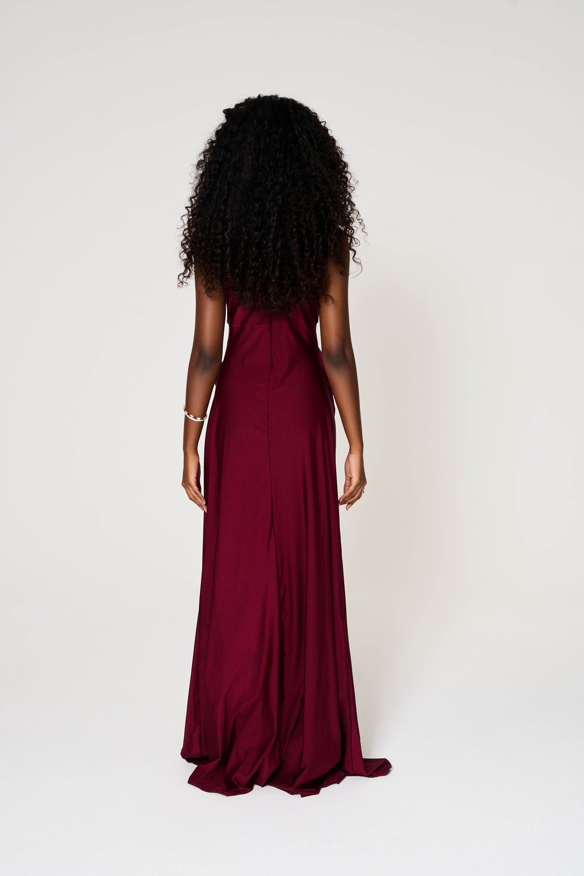 Naomi Dress, Stretch Jersey, Long