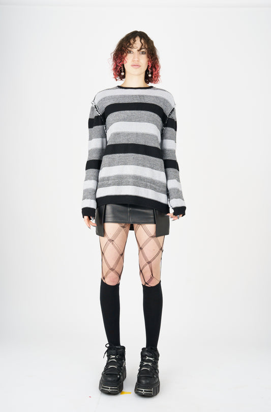 School Sweater - Black - The Nominal School of Defiance - Feminine Styling