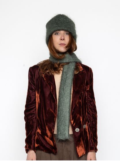 Storm -  Mohair Wool Beanie