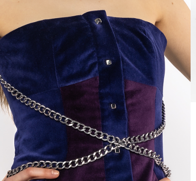 Zoya - Bustier Dress - Blue