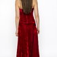 Zoya - Bustier Dress Long - Red