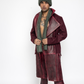 Robin - Leather Wool Coat