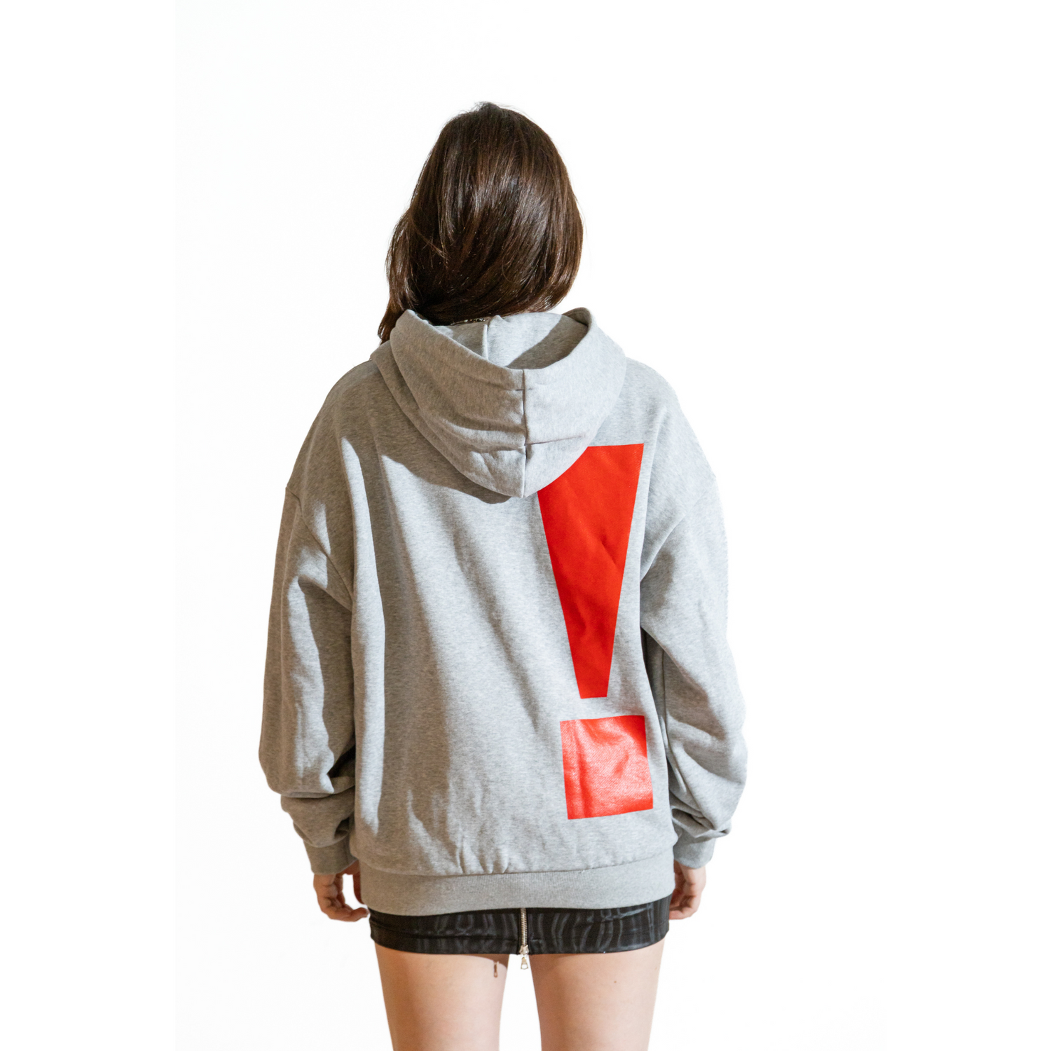 Grey ICON Hoodie  Feminine Style