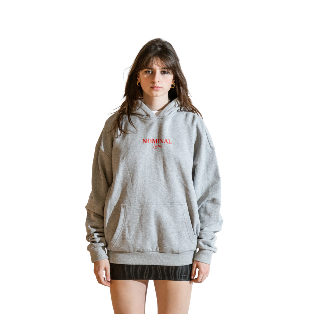 Nominal London Grey ICON Hoodie - Feminine Style