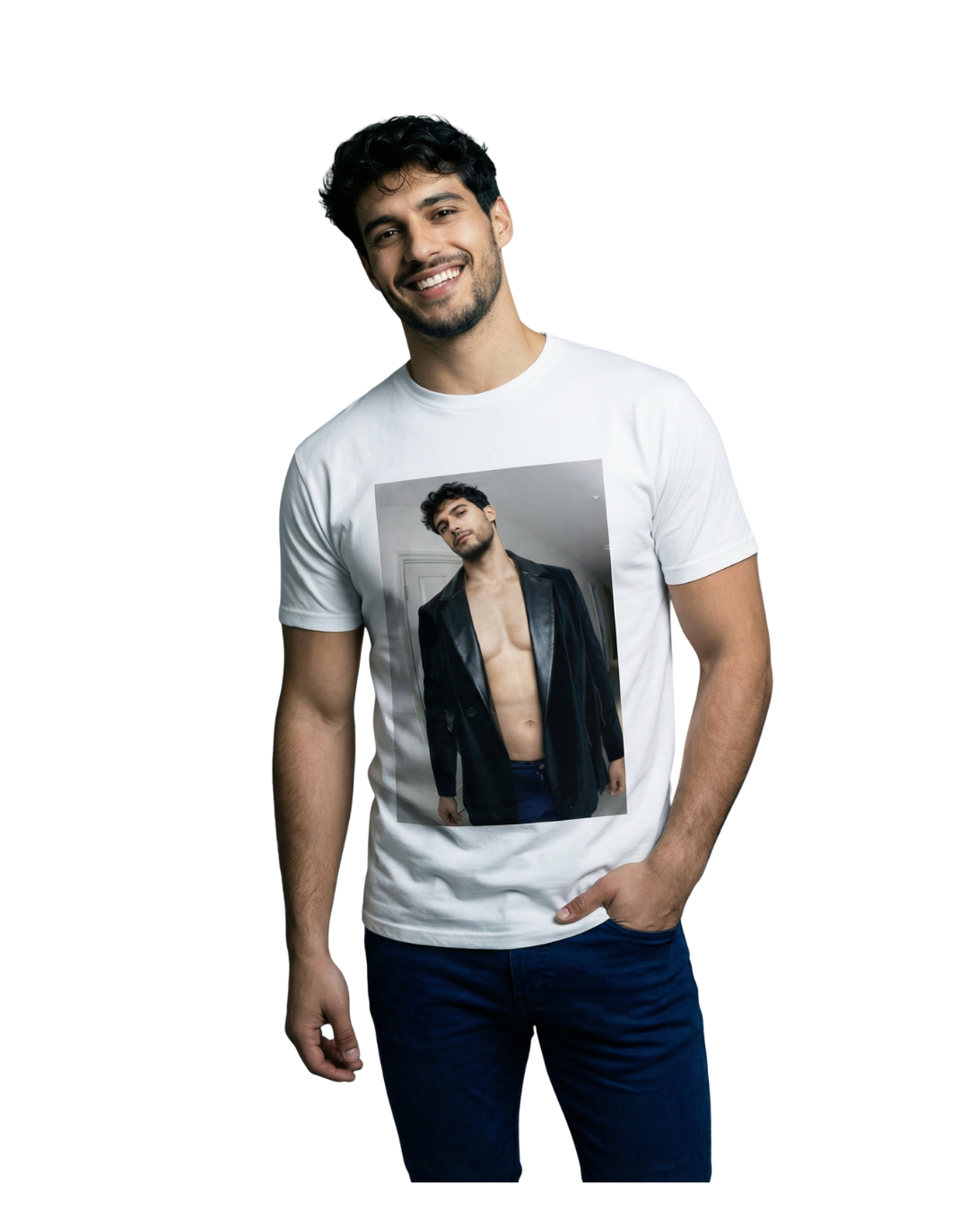 Morgan on Matt T-shirt