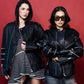 Mick Black Leather Biker Jacket