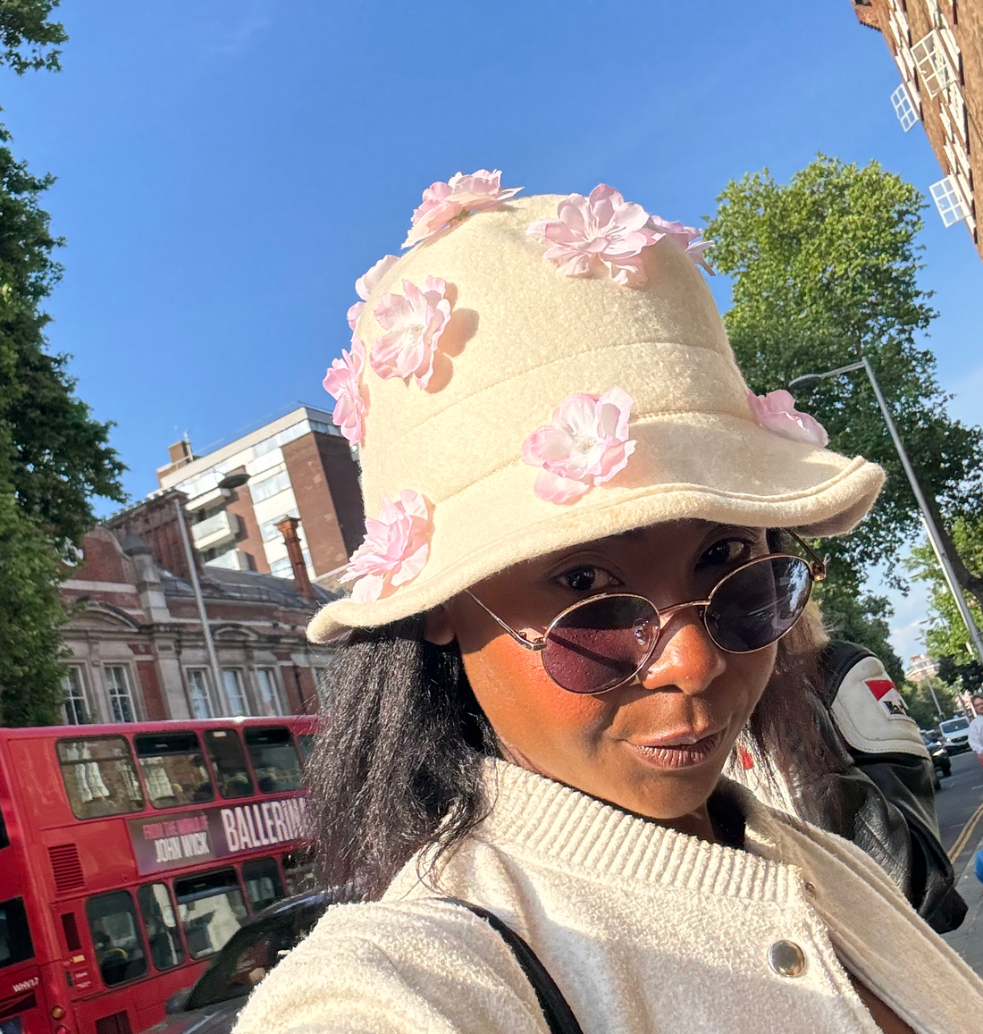 Flower Bucket Hat - Original Art Work by Yan Skates