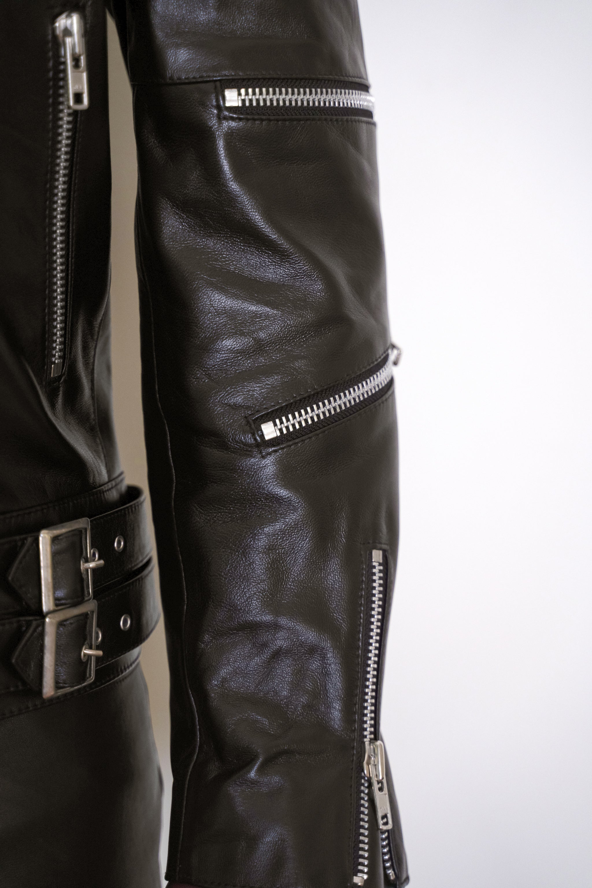 Black Leather Biker Jacket