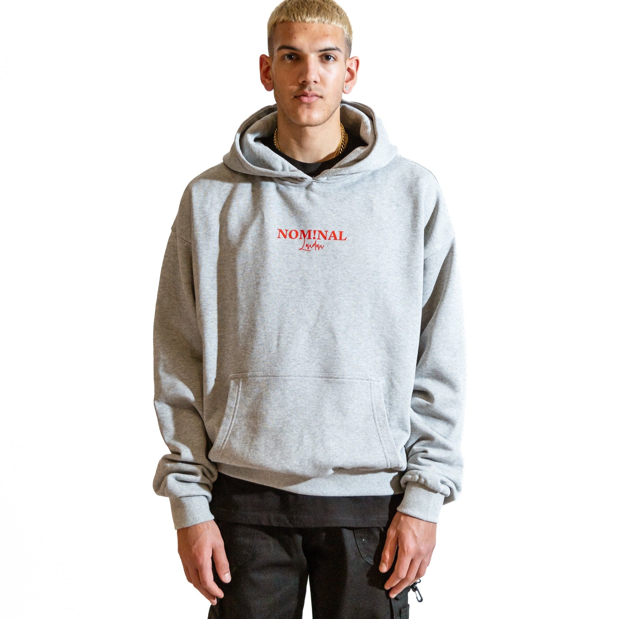 Grey ICON Hoodie Masculine Style