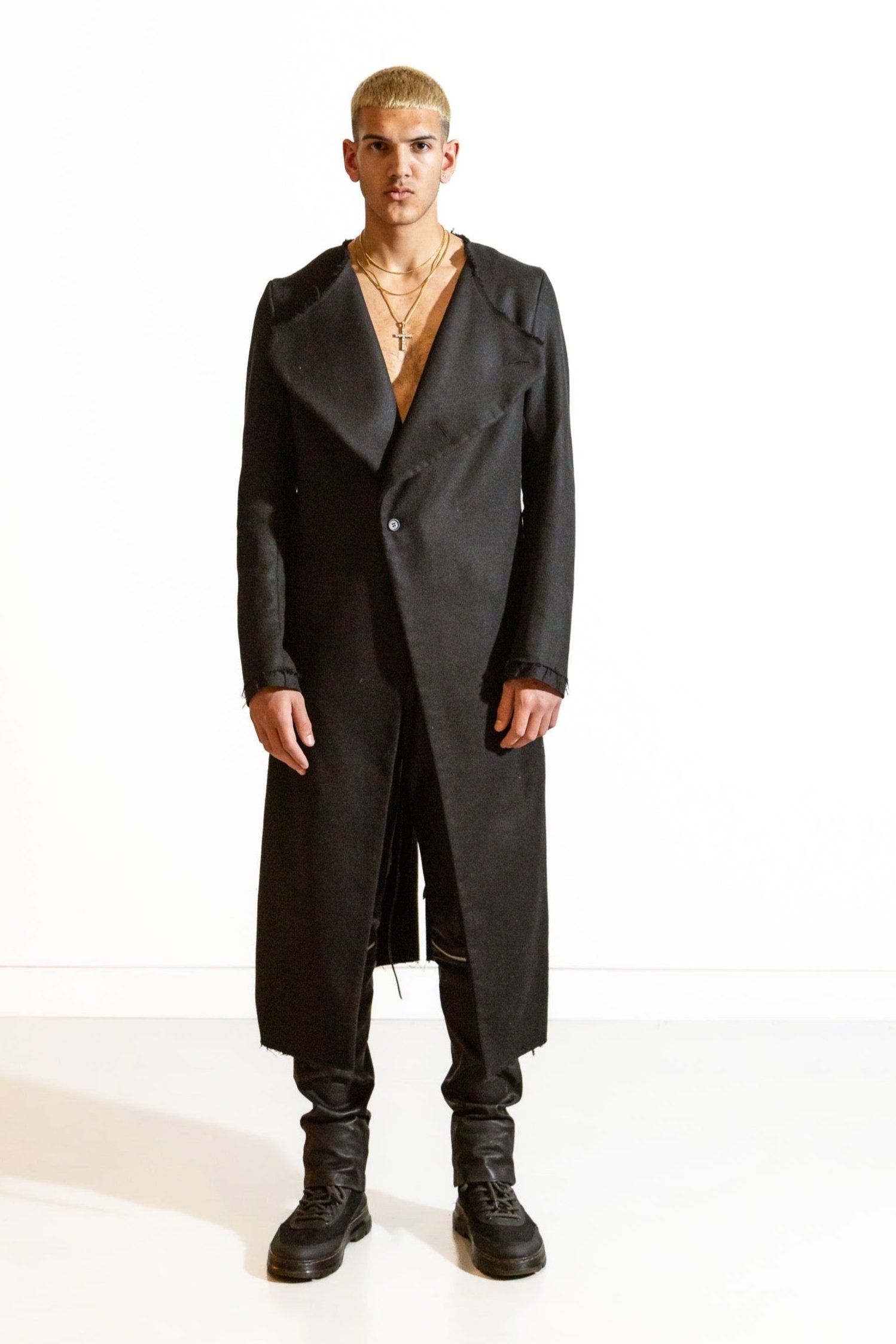 Nominal London GD01 Signature Wool Greatcoat - Masculine Style