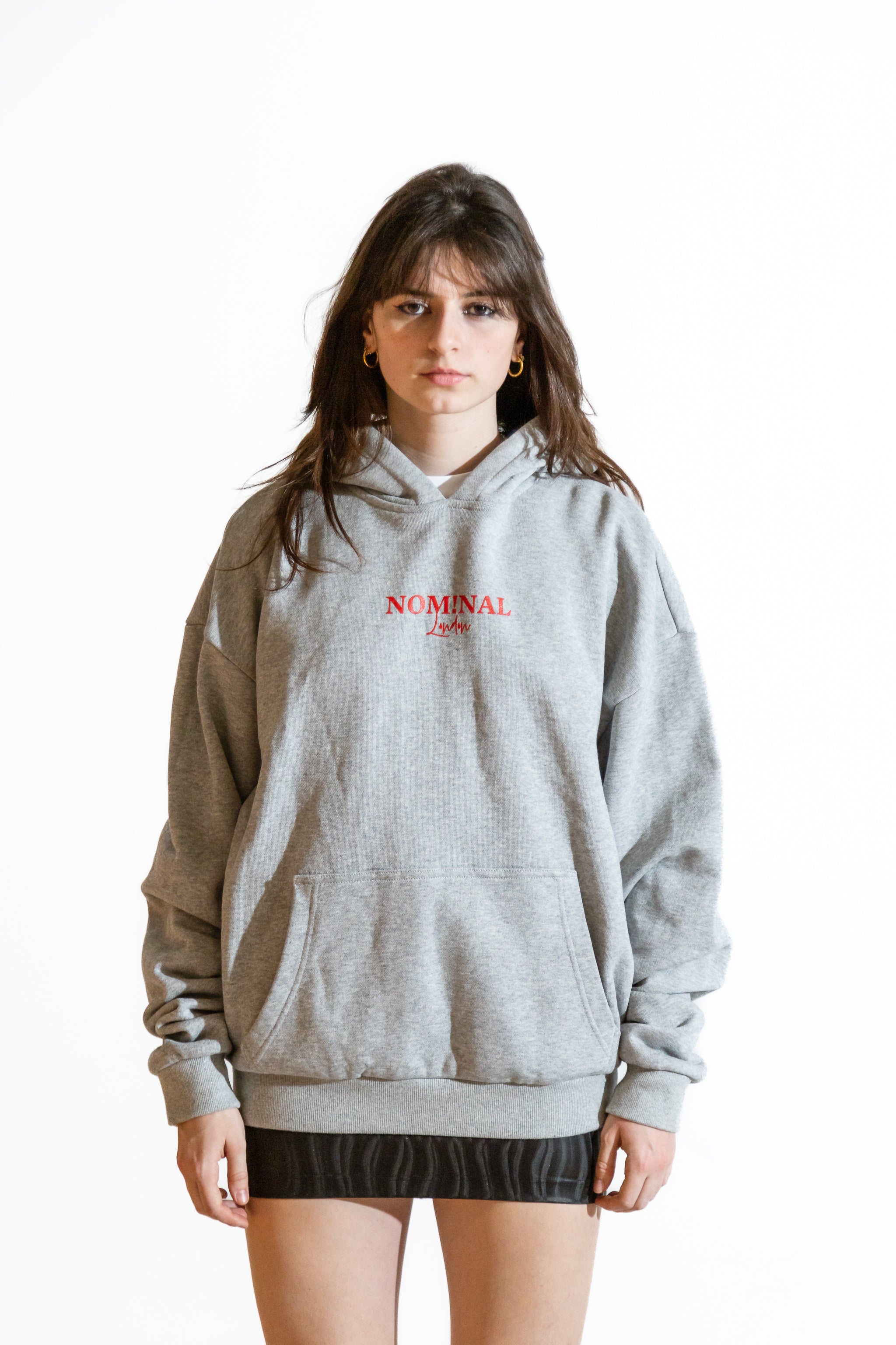 Nominal London Hoodie Grey ICON Hoodie Nominal London